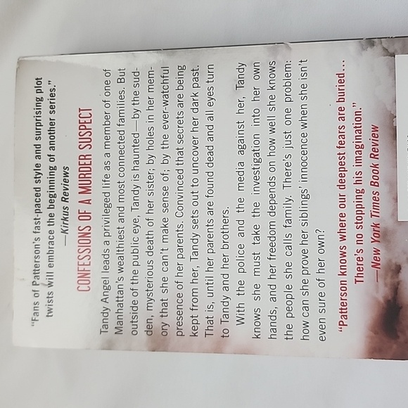 EUC James Patterson and Maxine Paetro Confessions of a Murder Suspect Paperback - Picture 3 of 7